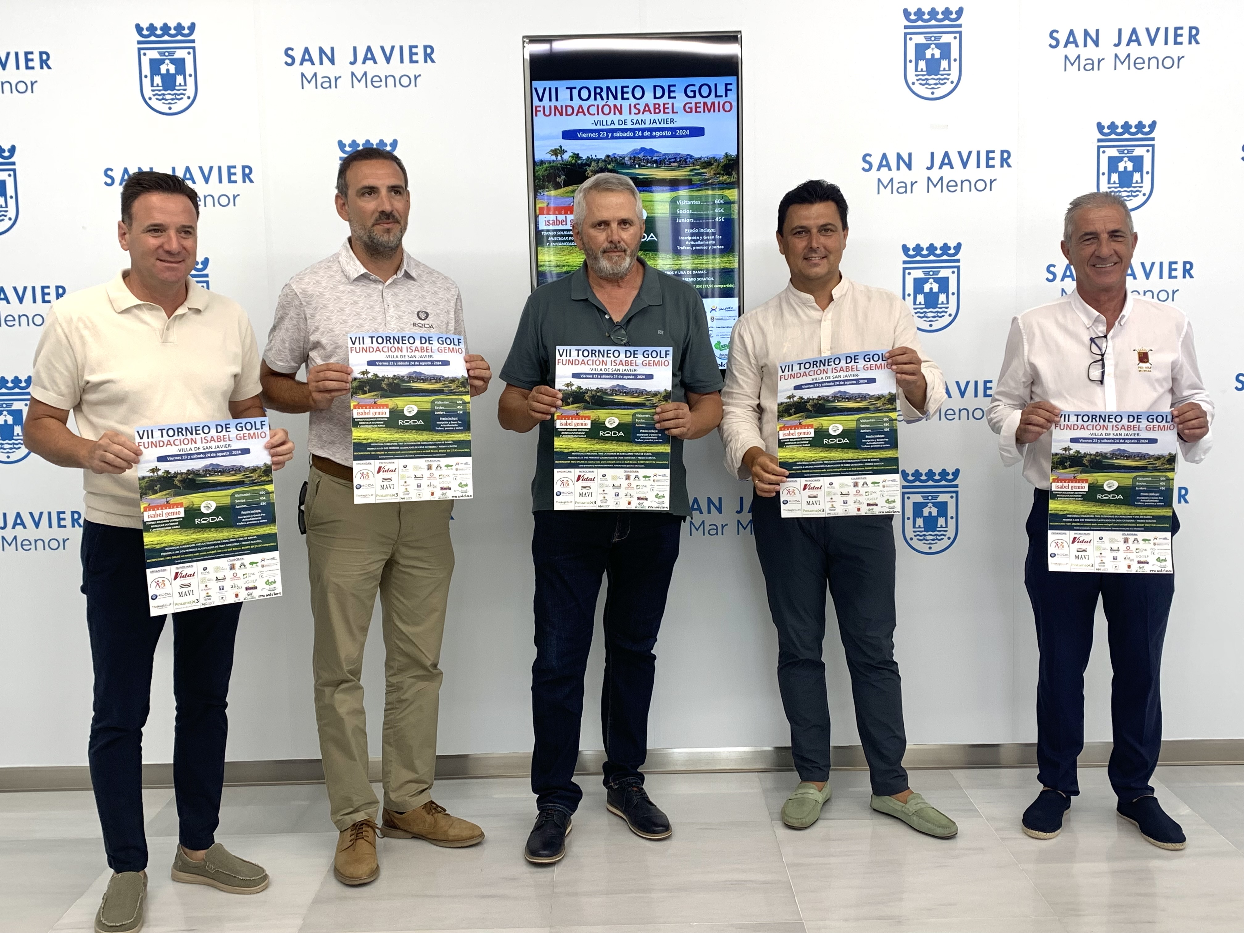 El Torneo de Golf  Fundación Isabel Gemio, Villa de San Javier, congregará a 185 golfistas de toda España